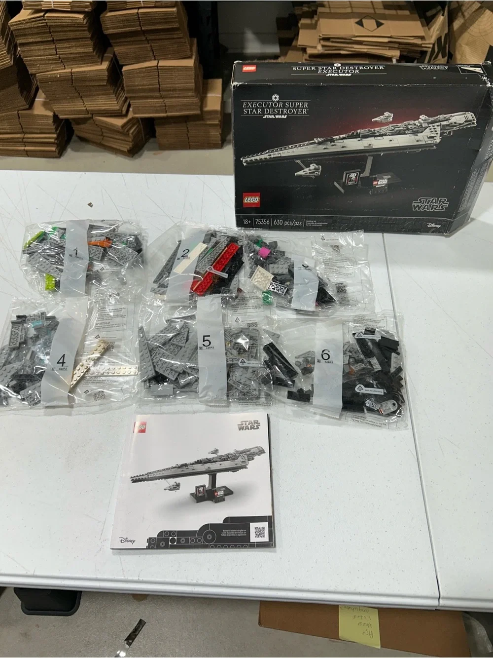 LEGO 75356 Star Wars Executor Super Star Destroyer - Gray - Open Box